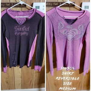 Reversible sweater
